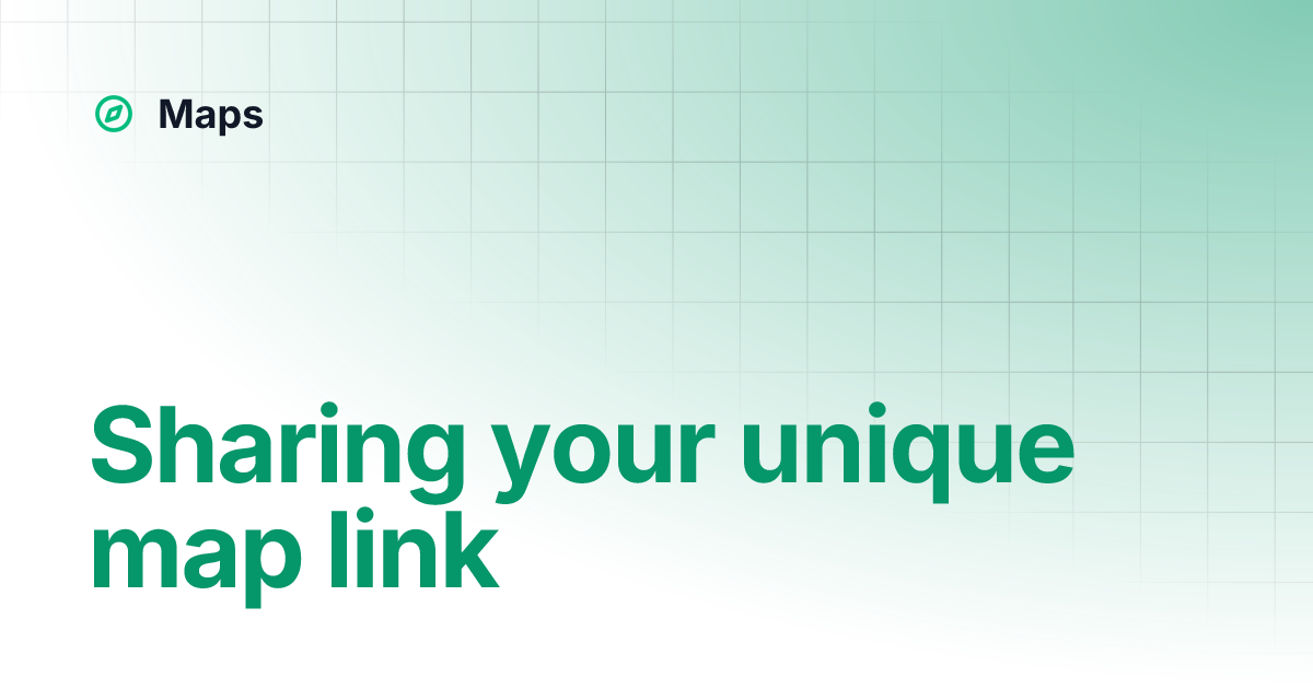 Sharing your unique map link | Maps